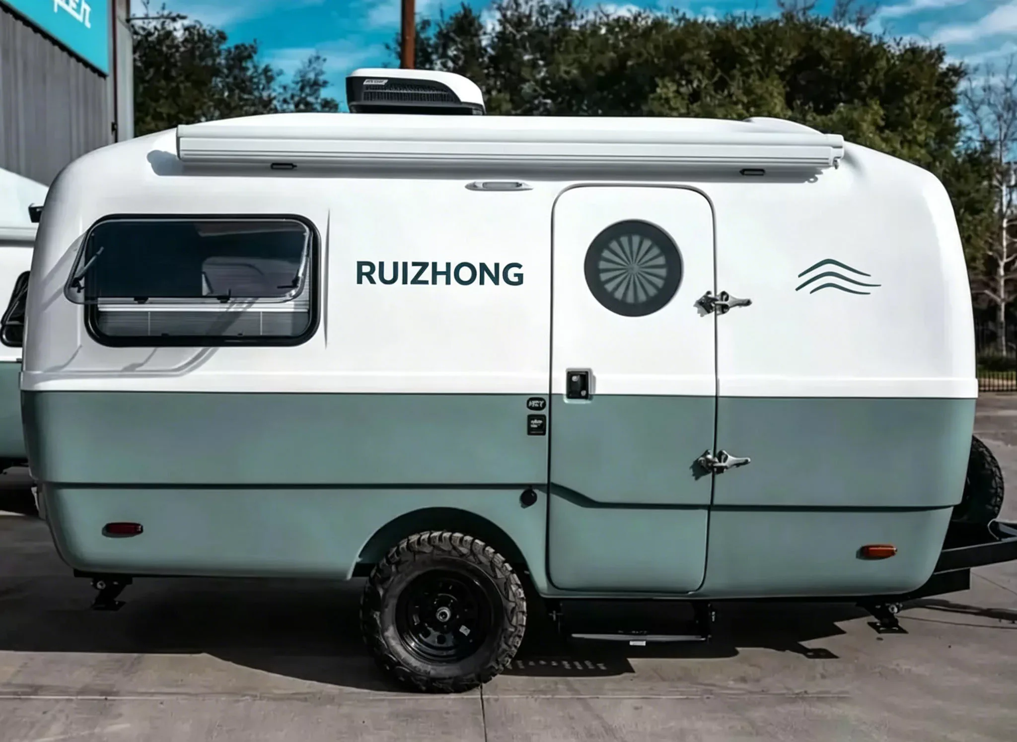 RUIZHONG Lightweight Teardrop Travel Trailer | Off Road Camper Trailer