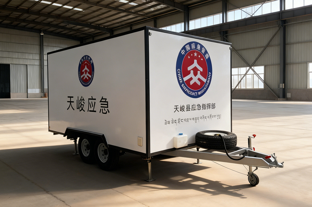 Towed Emergency Command Trailer
