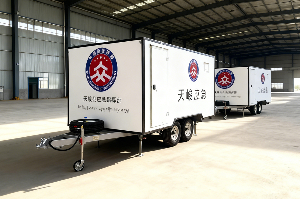Towed Emergency Command Trailer