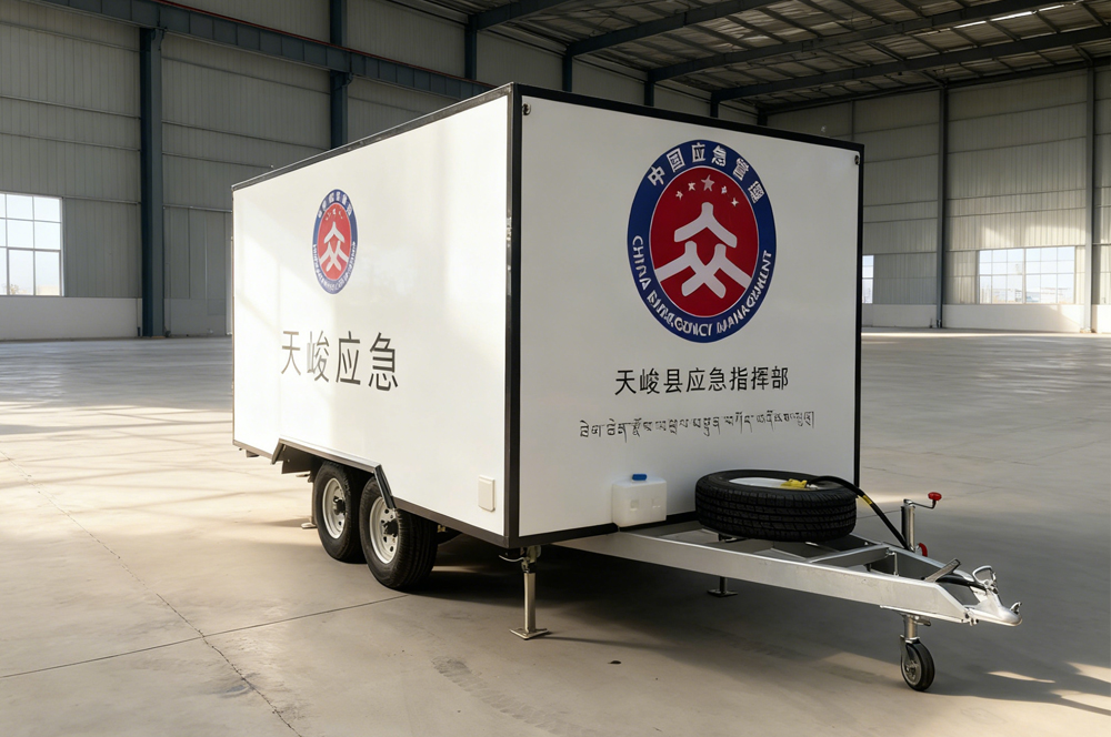 Towed Emergency Command Trailer