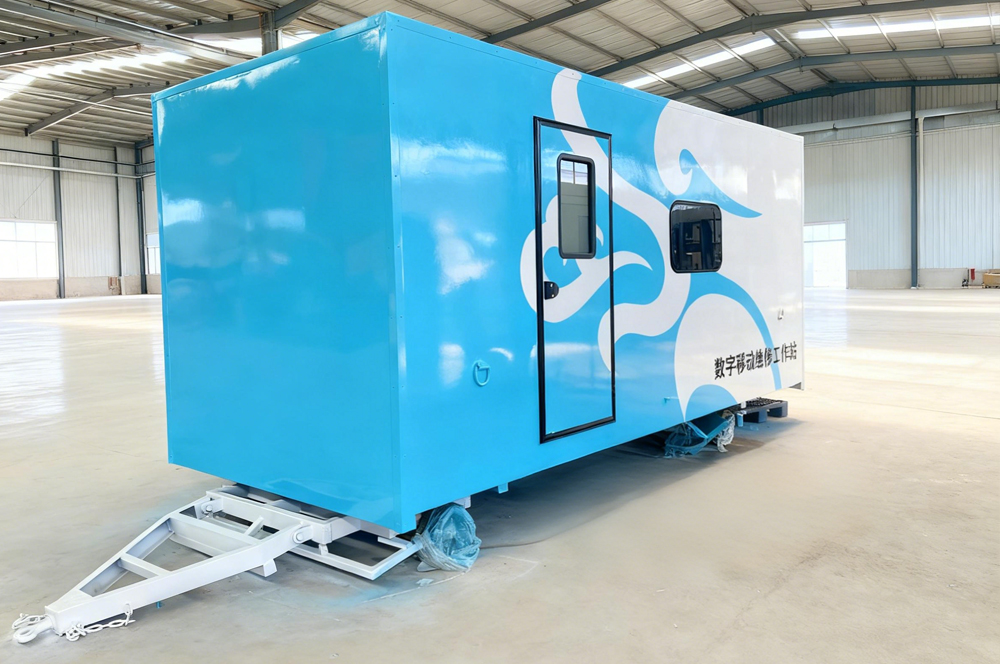 Digital Mobile Maintenance Workstation | Tow‑able Service Workshop Trailer