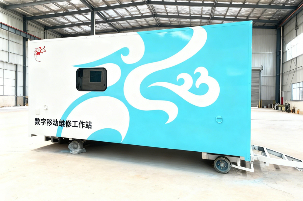 Digital Mobile Maintenance Workstation | Tow‑able Service Workshop Trailer